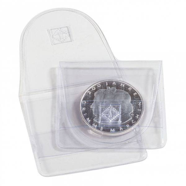 Bild von 100er Pack Münzentaschen für 1 Münze (46 mm)