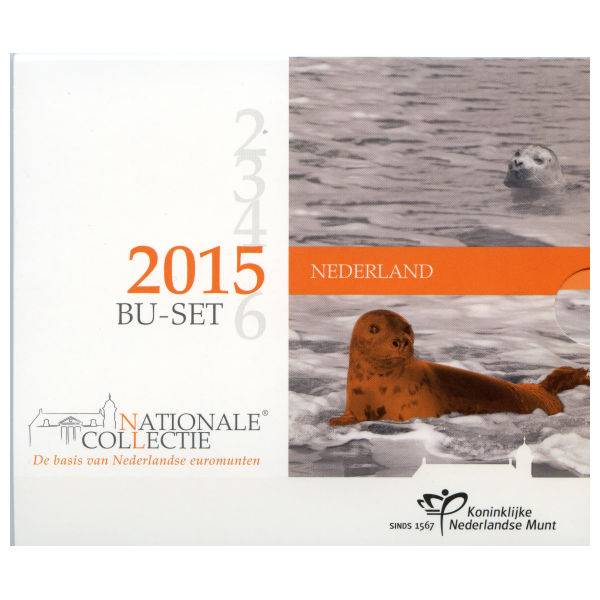 Bild von Kursmünzensatz Niederlande 2015 Wattenmeer BU