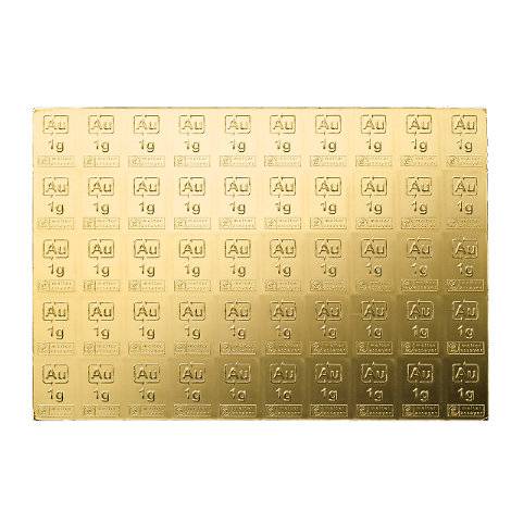 Bild von 50 g Tafelbarren Gold - Heimerle - Meule