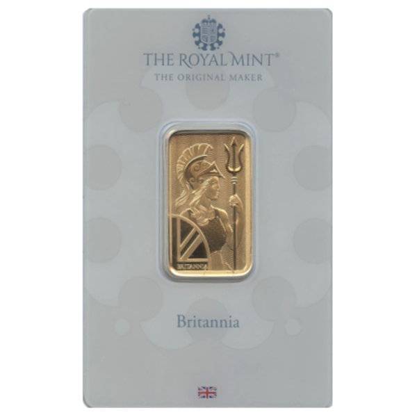 Bild von 10 g Goldbarren - The Royal Mint - Britannia
