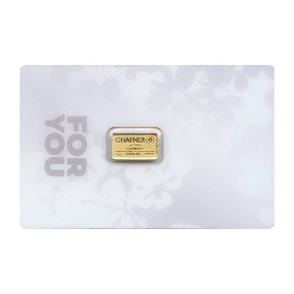 Bild von 1 g For you - white - C.Hafner ceha Motivbarren