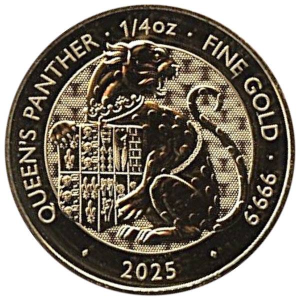 Bild von 1/4 oz Gold Tudor Beasts Queen´s Panther 2025