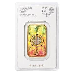 Bild von 1 oz Kinebar Goldbarren - Heraeus