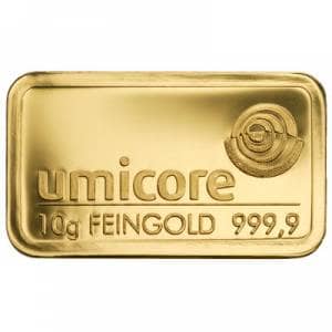 Bild von 10 g Goldbarren - Umicore