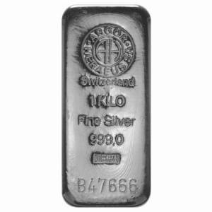 Bild von 1 Kilo Silberbarren