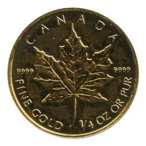 Bild von 1/4 oz Maple Leaf Gold - diverse
