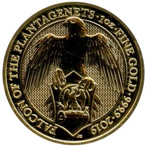 Bild von 1 oz The Queens Beasts Falcon 2019