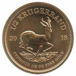 Bild von 1/2 oz Krügerrand Gold - diverse