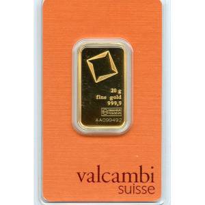 Bild von 20 g Goldbarren - Valcambi