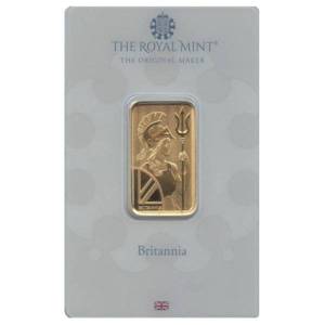 Bild von 10 g Goldbarren - The Royal Mint - Britannia