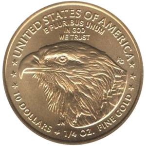 Bild von 1/4 oz American Eagle Gold 2025