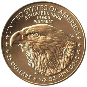Bild von 1/2 oz American Eagle Gold 2021 - neues Design Type 2